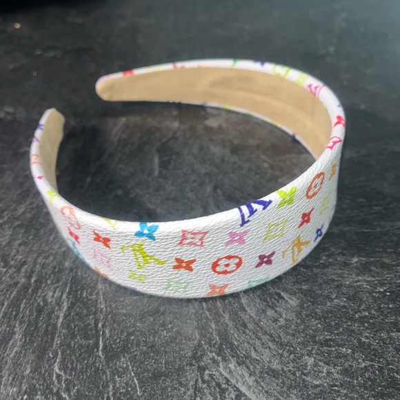 Colorful White Headband New - Picture 3 of 4